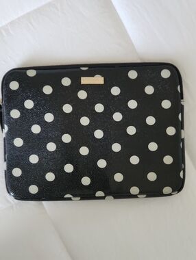 kate spade Black and White Polka Dot Tablet Sleeve
